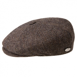 Bailey Galvin Herringbone Newsboy Cap