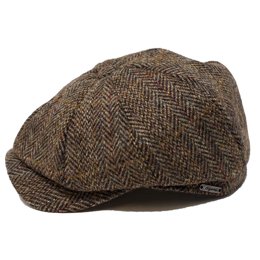 Wigens Stuart Harris Tweed Newsboy Classic Cap