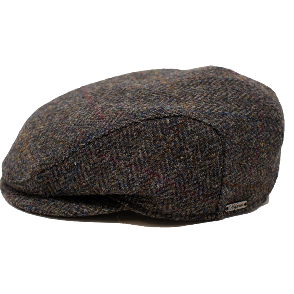 Wigens Gunter Harris Tweed Slim Ivy Cap