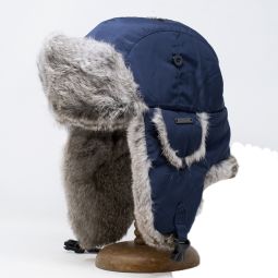 Crown Cap Nylon Aviator with Rabbit Trim