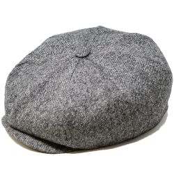 DelMonico 8/4 Wool Tweed Newsboy Cap by Capas