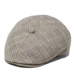 DelMonico Italian Taormina SIlk Newsboy Cap by Capas