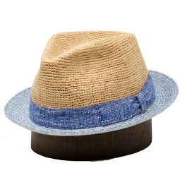 DelMonico by Stefeno Dorian Toyo Braid Fedora