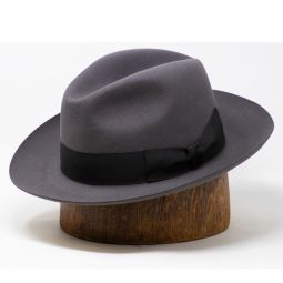 DelMonico Spanish Beaver Medium Brim Fur Fedora by Roche