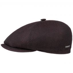 Stetson Derek - 6 Panel 100% Wool Herringbone Cap