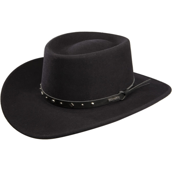 Stetson Black Hawk Crushable Cowboy Hat Size: S