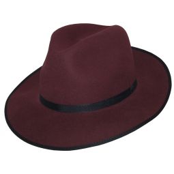 DelMonico Gilmore Fur Felt Blend Fedora by Roche