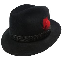 DelMonico Kojak Velour Finish Fedora by Capas