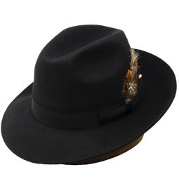 DelMonico Esquire Fur Felt Fedora by Capas