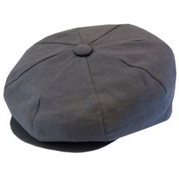 DelMonico Newsboy Linen Cap - more colors