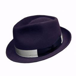 DelMonico Blues Fur Felt Fedora by Roche
