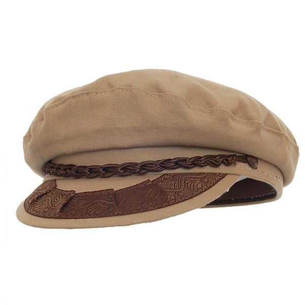 Aegean Greek Fisherman's Cap COLOR:Khaki Size:7_18