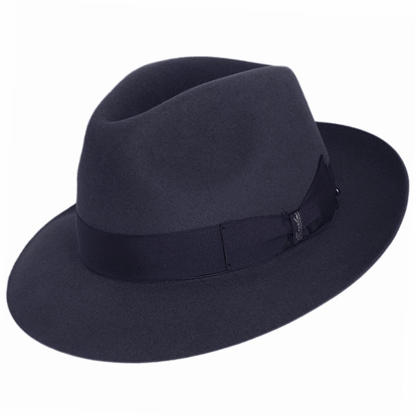 Borsalino Bellagio Fur Felt Hat - The Bellini Size:55 BORSALINOCOLORS:DkBlue