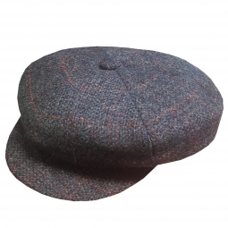 Jonathan Richard Baker Cap w/Windowpane Overlay