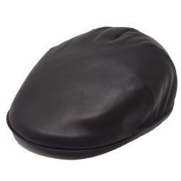 DelMonico by Stefeno Luxe Leather Cap