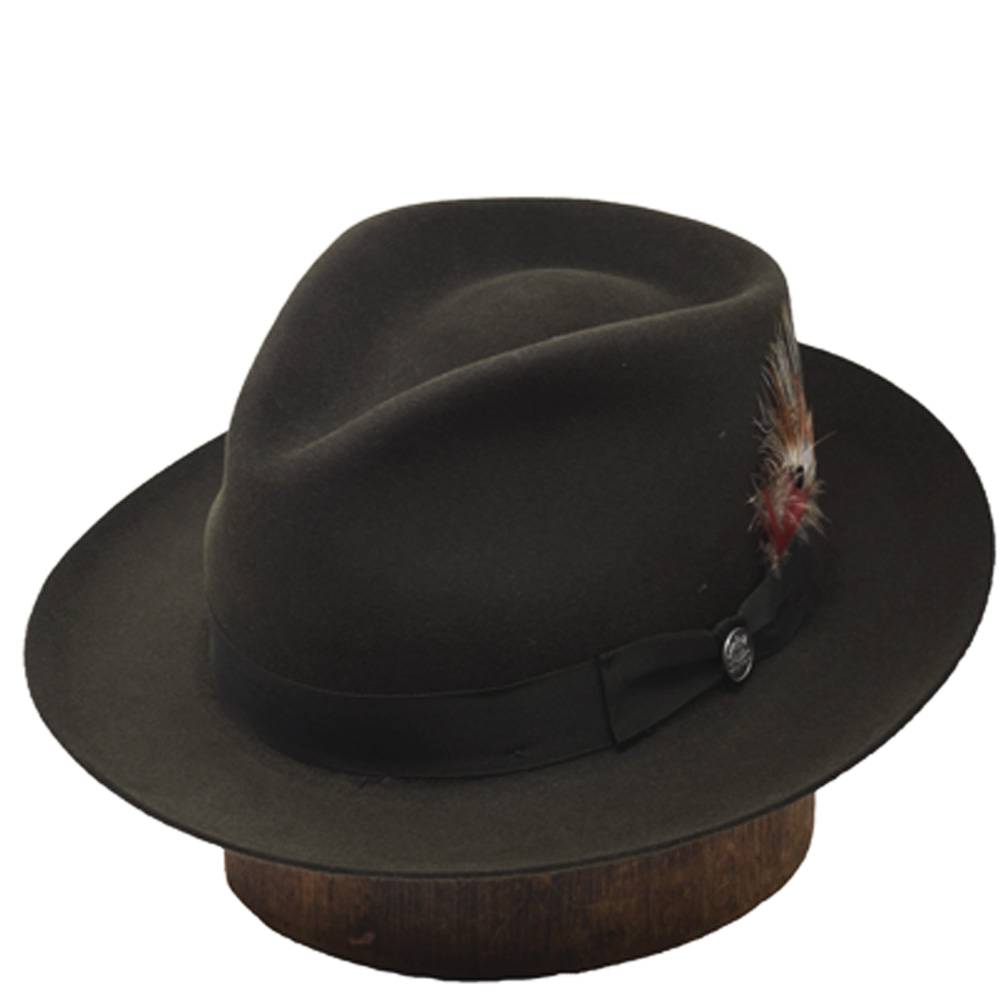 Stetson Temple Fur Felt Fedora Hat | lupon.gov.ph