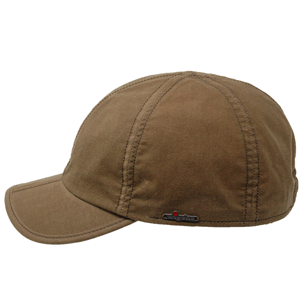 waxed cotton baseball cap